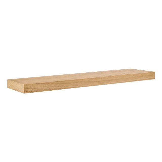 EURO STYLE, INC. 09742-OAK Eurostyle Barney Floating Shelf, 2inH x 36inW x 10inD, Oak EURO STYLE, INC. 09742-OAK Eurostyle Barney Floating Shelf, 2inH x 36inW x 10inD, Oak