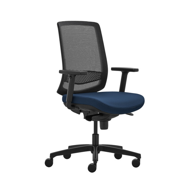 OFFICE DEPOT WPEXPANSE-TASK-BLU WorkPro Expanse Series Ergonomic Mesh/Fabric Mid-Back Task Chair, Black/Blue, BIFMA Compliant OFFICE DEPOT WPEXPANSE-TASK-BLU WorkPro Expanse Series Ergonomic Mesh/Fabric Mid-Back Task Chair, Black/Blue, BIFMA Compliant