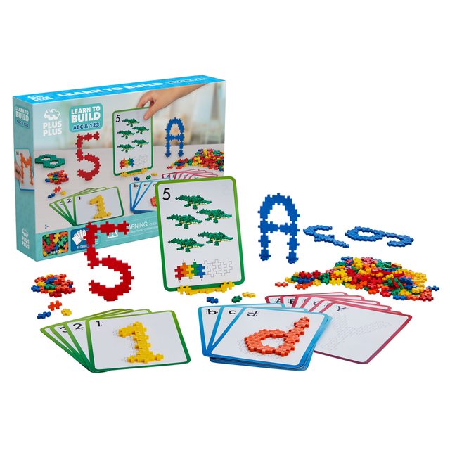 Plus-Plus offers endless creative possibilities with 400 building pieces and 40 letter and number cards for an engaging and educational experience. Kids can build in 2D or 3D, enhancing their fine motor skills, focus, and patience. This STEM toy is ideal for children ages 5-12, providing hours of fun while learning.  Includes 400 pieces and 40 letter and number cards for educational building  Supports both 2D and 3D building for endless creative play  Made with 100% wind energy and is BPA-free and phthalate-free  Each piece measures 0.75in x 0.5in (20mm x 12mm)  Perfect for developing fine motor skills, focus, and patience  Suggested for ages 5-12  Encourages STEM learning and creativity