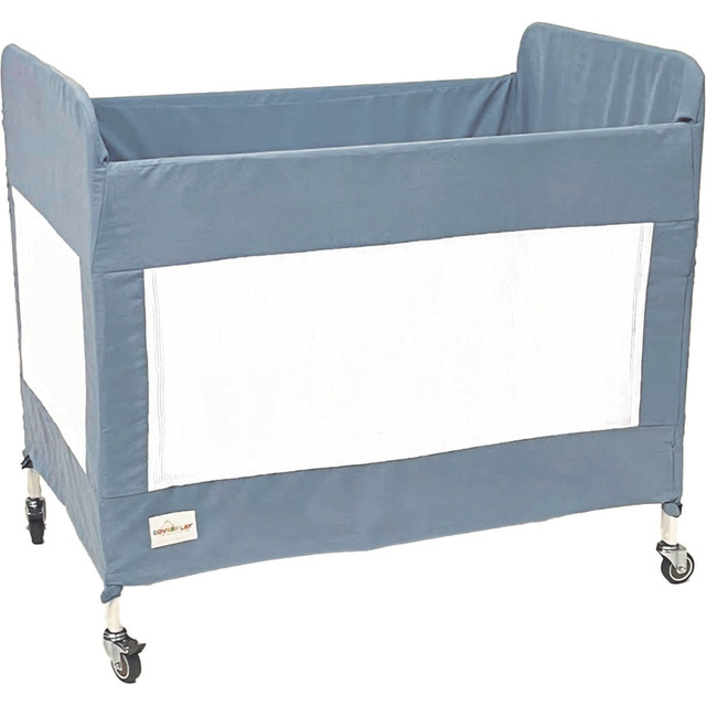 COVERPLAY 213GRAY Polyester Crib Slipcovers, 41in x 30in x 29in, Gray/Solid, Case Of 6 Slipcovers COVERPLAY 213GRAY Polyester Crib Slipcovers, 41in x 30in x 29in, Gray/Solid, Case Of 6 Slipcovers