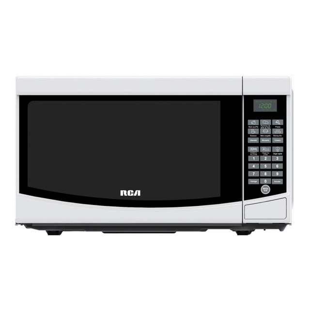 CURTIS INTERNATIONAL, LT RMW733-WHITE RCA Countertop Microwave Oven With Glass Turntable, 0.7 Cu. Ft., White