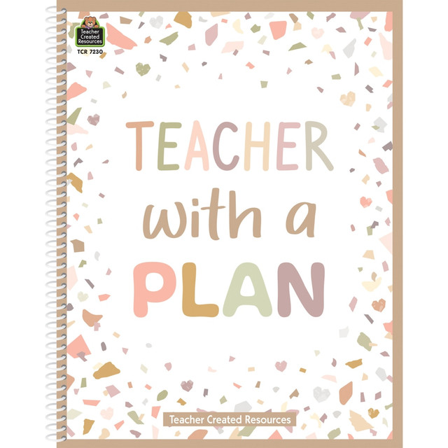 TEACHER CREATED RESOURCES INC. TCR7230 Teacher Created Resources Terrazzo Tones Teacher Planner TEACHER CREATED RESOURCES INC. TCR7230 Teacher Created Resources Terrazzo Tones Teacher Planner