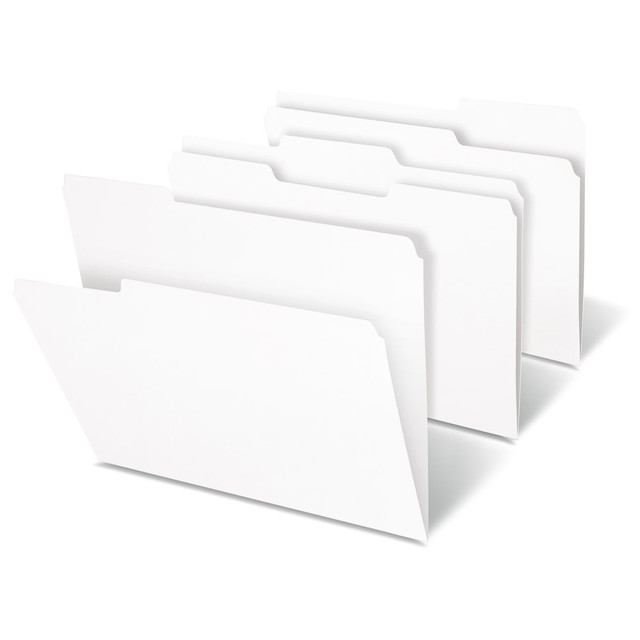 OFFICE DEPOT ODCM00008 Brand File Folders, 1/3 Cut, Letter Size, White, Box Of 100 Folders OFFICE DEPOT ODCM00008 Brand File Folders, 1/3 Cut, Letter Size, White, Box Of 100 Folders