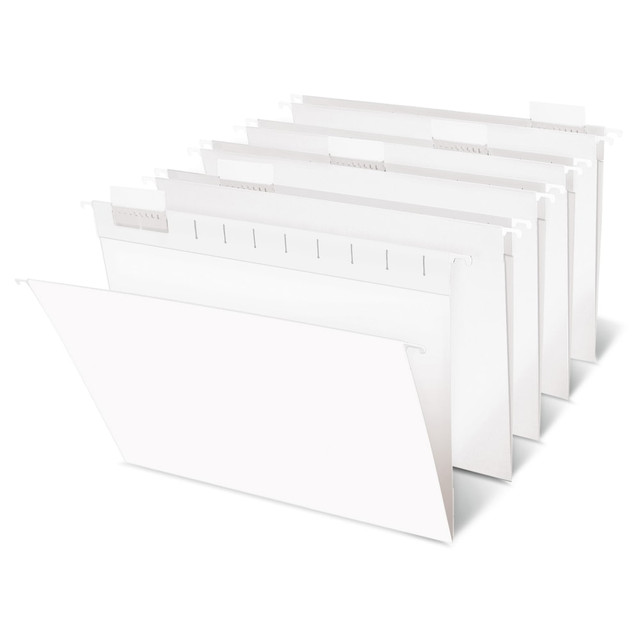 OFFICE DEPOT ODCM00011 Brand Hanging File Folders, 1/5-Cut, Letter Size, White, Pack Of 25 Folders OFFICE DEPOT ODCM00011 Brand Hanging File Folders, 1/5-Cut, Letter Size, White, Pack Of 25 Folders