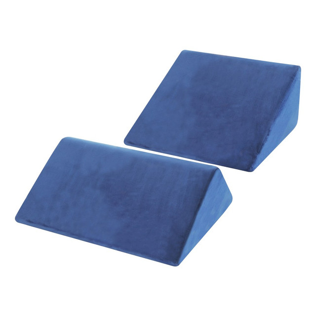 ALLSETT HEALTH(R) ASH06150 AllSett Health Bed Wedge Memory Foam Incline Pillow, 23-5/8inH x 23-5/8inW x 11-13/16inD, Blue ALLSETT HEALTH(R) ASH06150 AllSett Health Bed Wedge Memory Foam Incline Pillow, 23-5/8inH x 23-5/8inW x 11-13/16inD, Blue