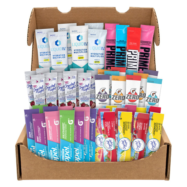 SUNSET HILL FARM 008101289584 Snack Box Pros Drink Mixes Snack Box, Box Of 50 Drinks