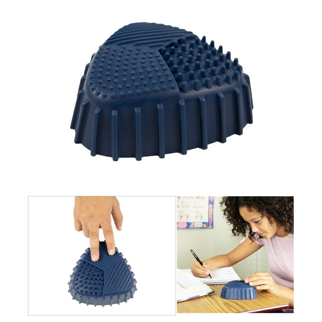 BOUNCY BANDS CT, LLC BBASPBU Bouncyband SensiPod Desk Fidget Toy, 5in x 5in x 5in, Blue BOUNCY BANDS CT, LLC BBASPBU Bouncyband SensiPod Desk Fidget Toy, 5in x 5in x 5in, Blue
