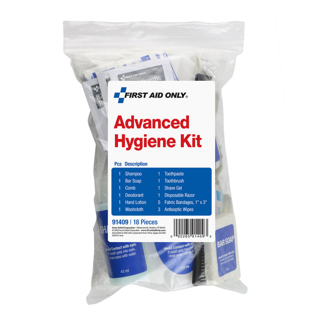 FIRST AID ONLY, INC. 91409 First Aid Only Advanced Hygiene Kit, White
