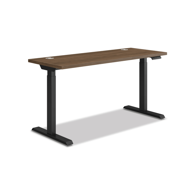 HNI CORPORATION HAT3SBPINCBLK2258 HON Coordinate 58inW Adjustable Height Standing Desk, 3-Stage Base, Pinnacle/Black HNI CORPORATION HAT3SBPINCBLK2258 HON Coordinate 58inW Adjustable Height Standing Desk, 3-Stage Base, Pinnacle/Black