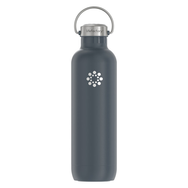 THERMOS LS365MCN4 LifeFactory Stainless Steel Vacuum-Insulated Sport Bottle, 32 Oz, Carbon THERMOS LS365MCN4 LifeFactory Stainless Steel Vacuum-Insulated Sport Bottle, 32 Oz, Carbon