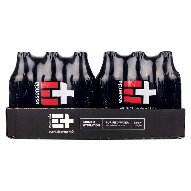 ESSENTIA WATER, LLC 657227006171 Essentia Water Bottles, 16.9 Oz, Pack Of 24 Water Bottles