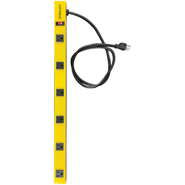THE NCC NY, LLC 31613 Stanley ShopMAX Pro 31613 6-Outlet Surge Protector Power Bar, 4ft, Yellow THE NCC NY, LLC 31613 Stanley ShopMAX Pro 31613 6-Outlet Surge Protector Power Bar, 4ft, Yellow