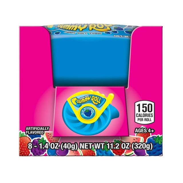 BAZOOKA COMPANIES INC TOP25500 Bazooka Push Pop Gummy Rolls, 1.4 Oz, Box Of 8 Rolls BAZOOKA COMPANIES INC TOP25500 Bazooka Push Pop Gummy Rolls, 1.4 Oz, Box Of 8 Rolls