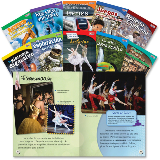 SHELL EDUCATION 16110  TFK 3rd-grade Spanish 10-Book Set 2 Printed Book - Book - Grade 3 - Spanish