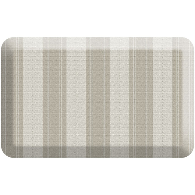 LETs GEL, INC. 106-P-2032-TYOT GelPro Designer Comfort Polyurethane Anti-Fatigue Mat For Hard Flooring, 20in x 32in, Taylor Khaki