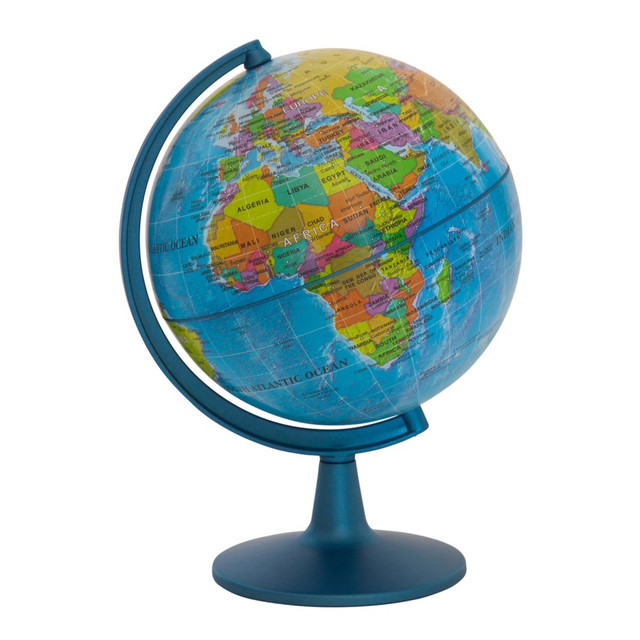 Add interest to your desktop or shelf with this Waypoint Geographic GeoClassic Globe. This versatile globe features up-to-date cartography for learning and reference.  Up-to-date cartography for learning and reference.  Includes ocean floor topography.  Weighted base for easy rotation without tipping over.