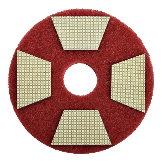 3M CO 86019 3M Trizact Diamond TZ Abrasive Pads, Red, Pack Of 4 Abrasives 3M CO 86019 3M Trizact Diamond TZ Abrasive Pads, Red, Pack Of 4 Abrasives