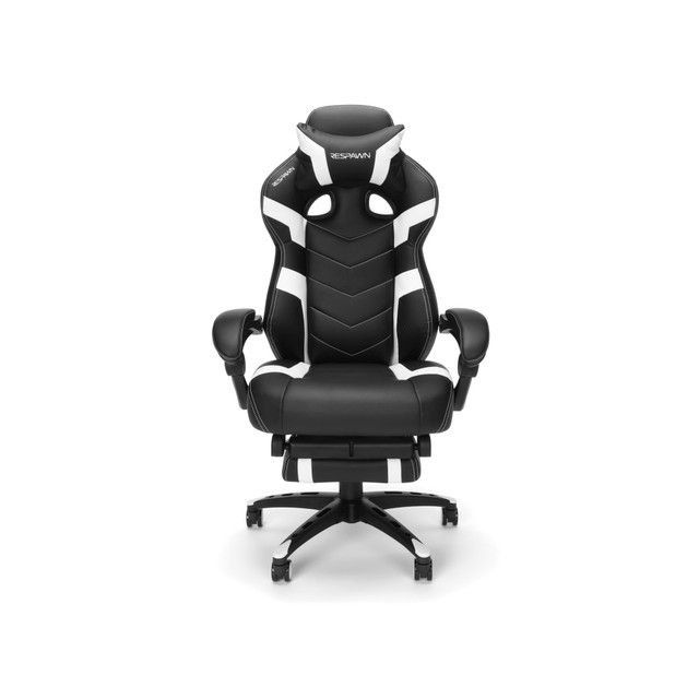 RESPAWN RSP-110V2-WHT  110 Pro Ergonomic Bonded Leather Computer Gaming Chair, White