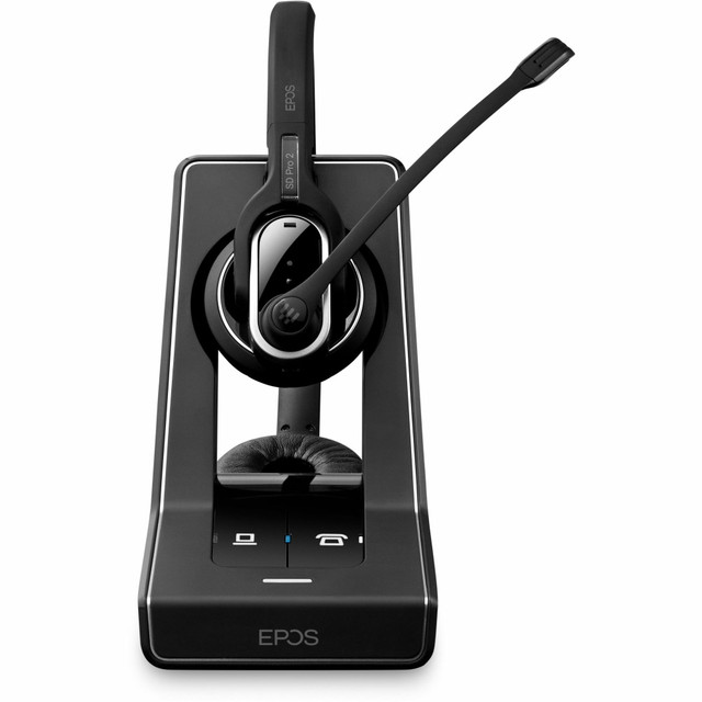 GS1 DENMARK 1000563 EPOS IMPACT SD 30 ML - US Headset - Stereo - Wireless - DECT - 590.6 ft - 150 Hz to 6.80 kHz - On-ear - Binaural - Noise Cancelling, Electret, Bi-directional, Condenser Microphone - Black, Silver GS1 DENMARK 1000563 EPOS IMPACT SD 30 ML - US Headset - Stereo - Wireless - DECT - 590.6 ft - 150 Hz to 6.80 kHz - On-ear - Binaural - Noise Cancelling, Electret, Bi-directional, Condenser Microphone - Black, Silver