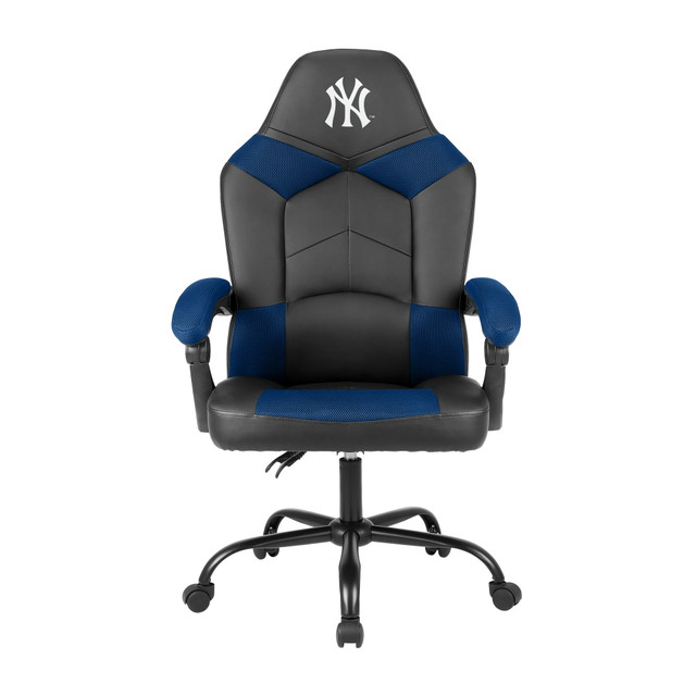 IMPERIAL INTERNATIONAL IMP 135-2001 Imperial MLB Adjustable Oversized Vinyl High-Back Office Task Chair, New York Yankees IMPERIAL INTERNATIONAL IMP 135-2001 Imperial MLB Adjustable Oversized Vinyl High-Back Office Task Chair, New York Yankees