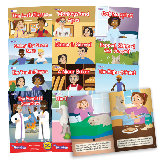 JUNIOR LEARNING, INC. JRLBB157 Beanstalk Books The Beanies Hi-Lo Diversity Decodables Phase 6 Books JUNIOR LEARNING, INC. JRLBB157 Beanstalk Books The Beanies Hi-Lo Diversity Decodables Phase 6 Books