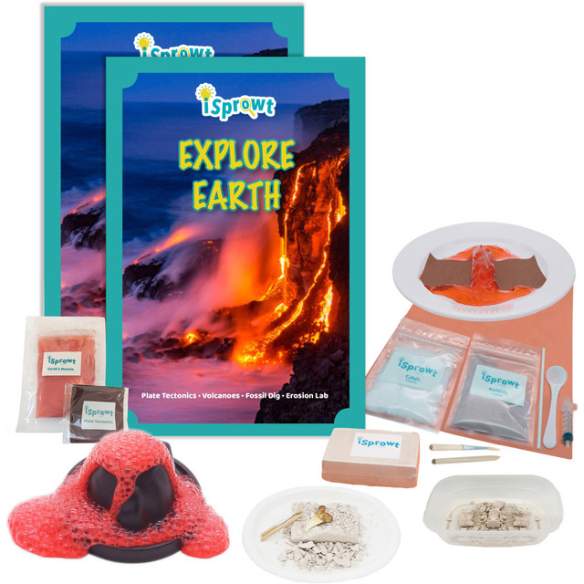 SAUNDERS INDUSTRIES MS4519 iSprowt Middle School STEM Science Class Kit, Explore Earth, Pack Of 20 Kits