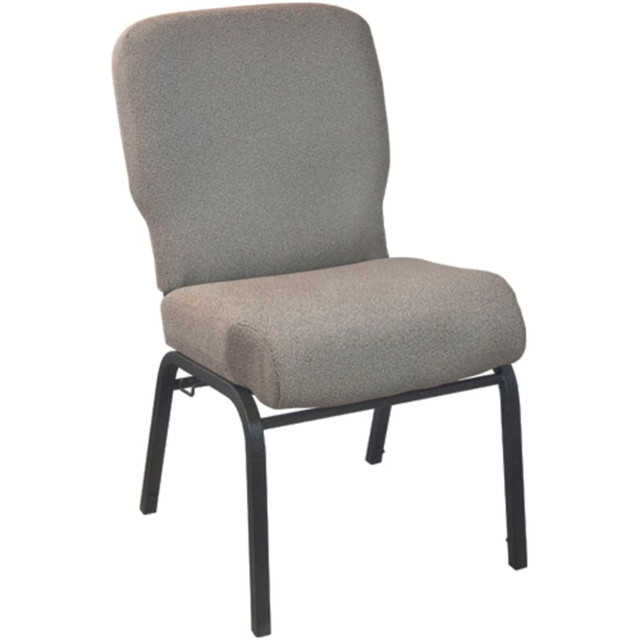 FLASH FURNITURE PCRCB122  Advantage Signature Elite Church Chair, Tan Speckle/Black