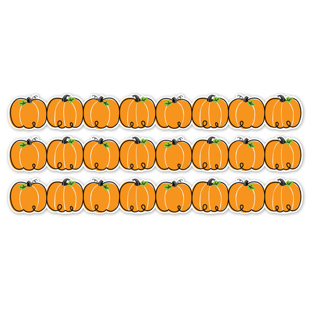 EDUCATORS RESOURCE CTP10582-3 Creative Teaching Press EZ Borders, Doodle Pumpkins, 24 Borders Per Pack, Set Of 3 Packs EDUCATORS RESOURCE CTP10582-3 Creative Teaching Press EZ Borders, Doodle Pumpkins, 24 Borders Per Pack, Set Of 3 Packs