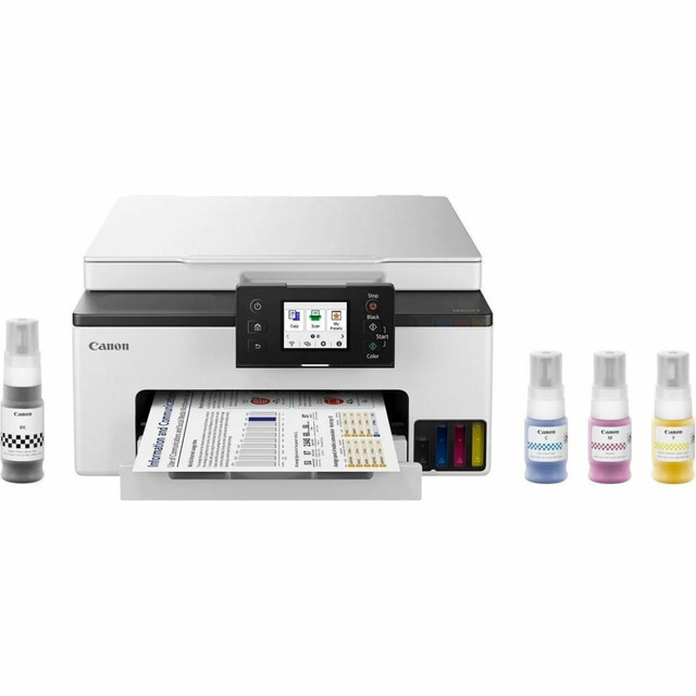 CANON USA, INC. 6169C002 Canon MAXIFY GX1020 Wired & Wireless MegaTank Inkjet Multifunction Printer - Color - White - Copier/Printer/Scanner - 600 x 1200 dpi Print - Up to 27000 Pages Monthly - Flatbed Scanner - Ethernet Ethernet - Wireless LAN