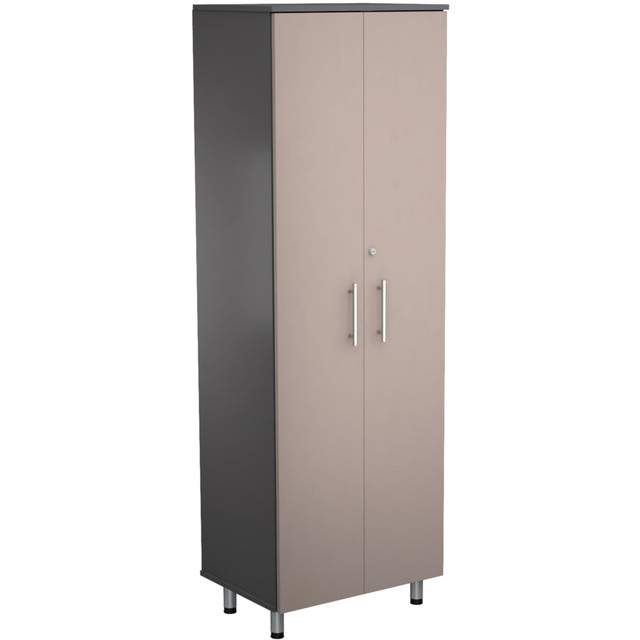 INVAL AMERICA, INC. GM-3940 Inval America Maestrik 24inW 2-Door Engineered Wood Storage Garage Cabinet, Taupe INVAL AMERICA, INC. GM-3940 Inval America Maestrik 24inW 2-Door Engineered Wood Storage Garage Cabinet, Taupe