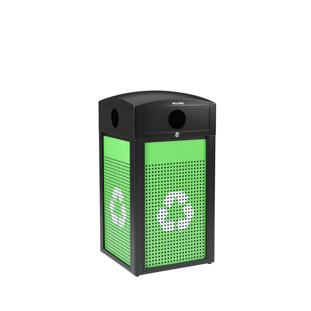ADIR CORP. ALP471-40-GS-C Alpine Industries Steel, Indoor/Outdoor Trash Can, 40 Gallons, Green (471-40-GS-C) ADIR CORP. ALP471-40-GS-C Alpine Industries Steel, Indoor/Outdoor Trash Can, 40 Gallons, Green (471-40-GS-C)