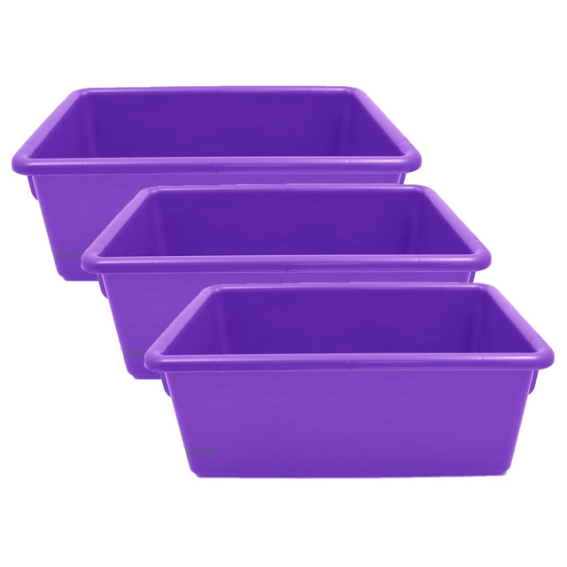 EDUCATORS RESOURCE JON8014JC-3 Jonti-Craft Cubbie Trays, 5-1/4inH x 8-5/8inW x 13-1/2inD, Purple, Pack Of 3 Trays EDUCATORS RESOURCE JON8014JC-3 Jonti-Craft Cubbie Trays, 5-1/4inH x 8-5/8inW x 13-1/2inD, Purple, Pack Of 3 Trays