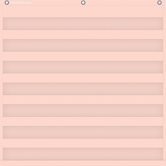 TEACHER CREATED RESOURCES INC. TCR20102 Teacher Created Resources 7 Pocket Chart, 28in x 28in, Blush TEACHER CREATED RESOURCES INC. TCR20102 Teacher Created Resources 7 Pocket Chart, 28in x 28in, Blush