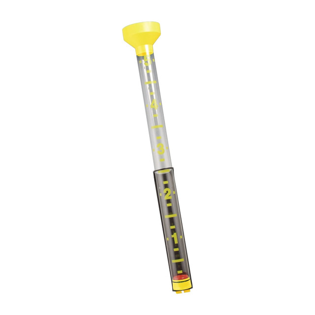 LIFETIME BRANDS INC. 2706 Taylor Precision Products 5in-Capacity Jumbo Rain Gauge, 26-13/16inH x 3-3/4inW x 3-3/4inD, Yellow LIFETIME BRANDS INC. 2706 Taylor Precision Products 5in-Capacity Jumbo Rain Gauge, 26-13/16inH x 3-3/4inW x 3-3/4inD, Yellow