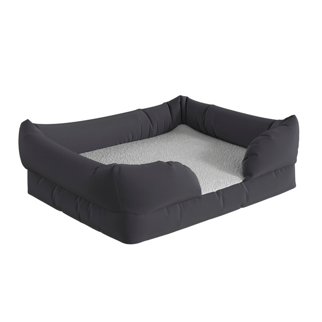 FLASH FURNITURE AJORTHO00188GY Orthopedic Memory Foam Dog Bed, Small, 20inL x 25inW x 7inH, Gray FLASH FURNITURE AJORTHO00188GY Orthopedic Memory Foam Dog Bed, Small, 20inL x 25inW x 7inH, Gray