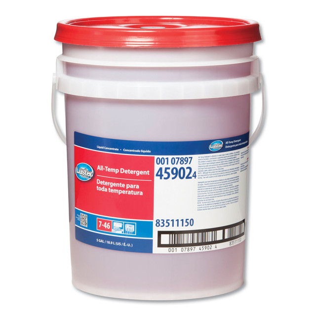 INTERCON CHEMICAL COMPANY 45902 Luster Professional All-Temp Rinse Additive, Mild Scent, 5 Gallon Pail