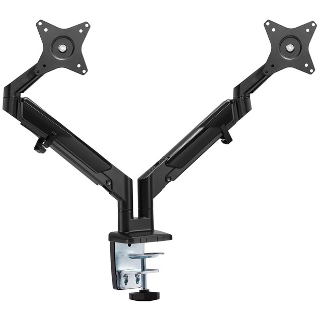 TRANSFORM PARTNERS LLC MI-4884B Mount-It! 32in Dual Monitor Mount With Low Profile Gas Spring Arms, Black