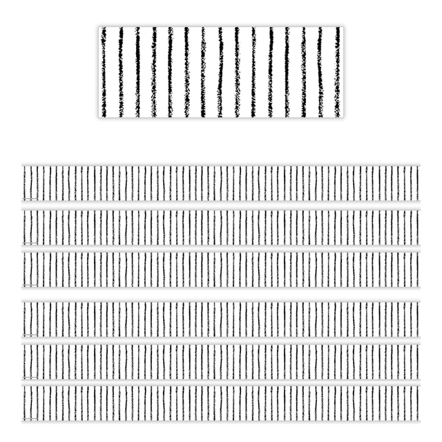 Create a special bulletin board theme with these vibrant border trim strips.  Use this colorful border trim to liven up your classroom!  Create fresh looks for bulletin boards, windows, walls, and class projects.  Layer them for extra impact. Or mix and match them with coordinating products (stickers, notepads, awards, etc.) to promote a classroom theme  Each pack has 12 pieces for a total length of 35ft of trim. Sold as 6 packs for a total of 72 pieces (210ft).