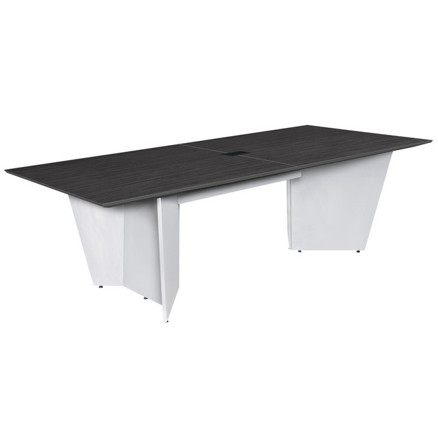 REGENCY SEATING, INC. ACT9648AGWH Regency Array Melamine Oval Conference Table, 29inH x 96inW x 48inD, Ash Gray/White REGENCY SEATING, INC. ACT9648AGWH Regency Array Melamine Oval Conference Table, 29inH x 96inW x 48inD, Ash Gray/White