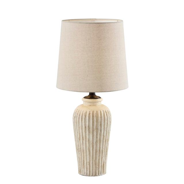 ADESSO INC SL3980-02 Adesso Simplee Callista Table Lamp, 26inH, White ADESSO INC SL3980-02 Adesso Simplee Callista Table Lamp, 26inH, White