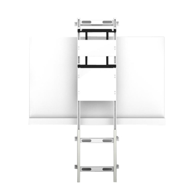 VIEWSONIC CORPORATION VB-BOW-001 Viewsonic BalanceBox Steel Floor Mount For 55in Flat-Panel Displays, 92-15/16inH x 26inW x 11inD, Black