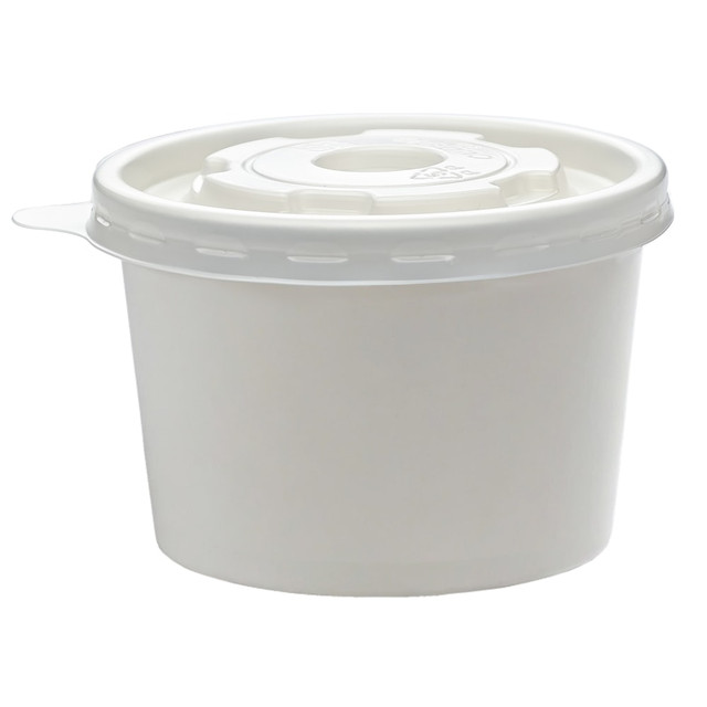 OFFICE DEPOT WP00039 Highmark Paper Soup Cups With Lids, 8 oz, White, Case Of 250 OFFICE DEPOT WP00039 Highmark Paper Soup Cups With Lids, 8 oz, White, Case Of 250
