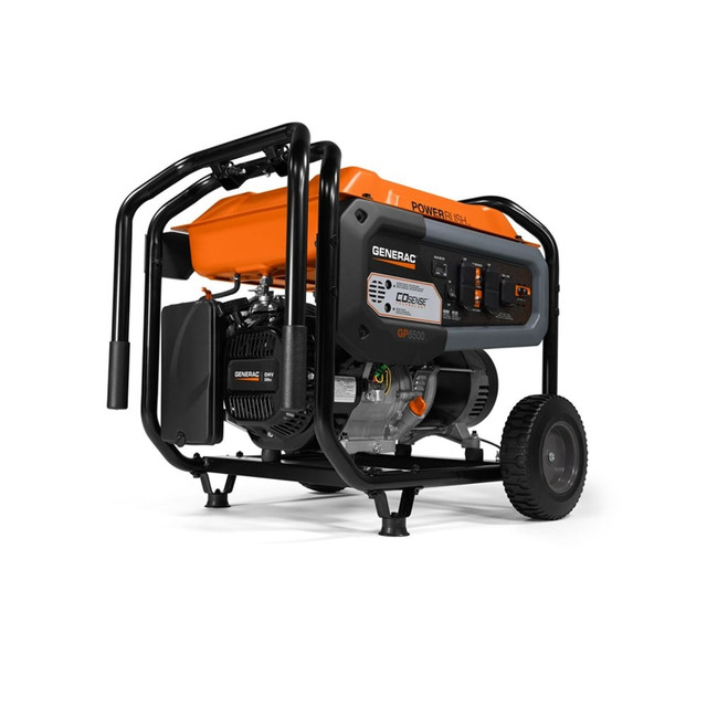 GENERAC POWER SYSTEMS, INC. 7680 Generac GP Series 7680 Portable Generator With 6.9-Gallon Tank GENERAC POWER SYSTEMS, INC. 7680 Generac GP Series 7680 Portable Generator With 6.9-Gallon Tank