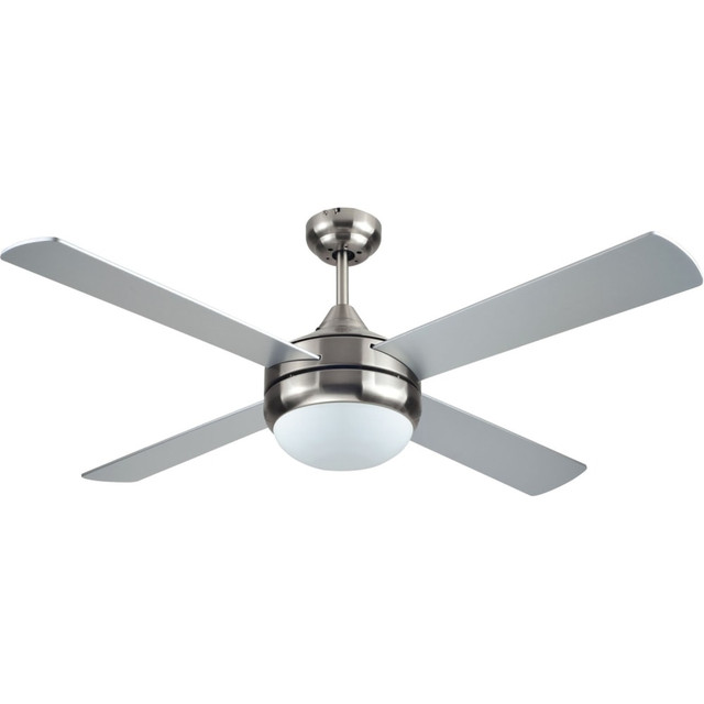W APPLIANCE COMPANY LLC BCF5252R Black+Decker 52-Inch 4-Bladed Remote Controllable Brushed Nickel Ceiling Fan - 4 Blades - 52in Diameter - 3 Speed - Adjustable Airflow - 19in Height x 52in Width x 52in Depth - Glass W APPLIANCE COMPANY LLC BCF5252R Black+Decker 52-Inch 4-Bladed Remote Controllable Brushed Nickel Ceiling Fan - 4 Blades - 52in Diameter - 3 Speed - Adjustable Airflow - 19in Height x 52in Width x 52in Depth - Glass