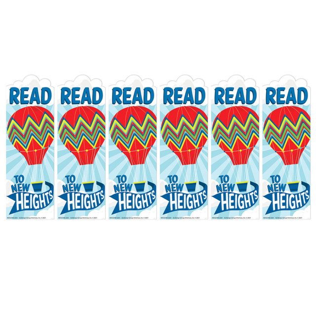 Encourage children to read with fun Eureka Bookmarks that feature their favorite characters. Each bookmark is printed on reusable, heavy weight cardstock for durability.  Use creative bookmarks to encourage a love of reading in children.  Printed on reusable, heavy weight cardstock.  Each pack includes 36 bookmarks. Sold as 6 packs for a total of 216 bookmarks.