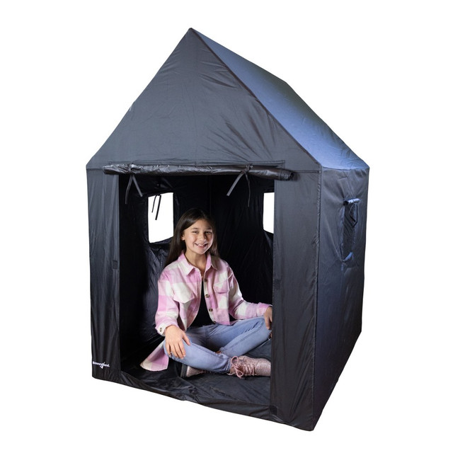 BOUNCY BANDS CT, LLC BBASDMDBK Bouncyband Indoor Framed Sensory Dark Den, 57inH x 39inW x 46inD, Black BOUNCY BANDS CT, LLC BBASDMDBK Bouncyband Indoor Framed Sensory Dark Den, 57inH x 39inW x 46inD, Black
