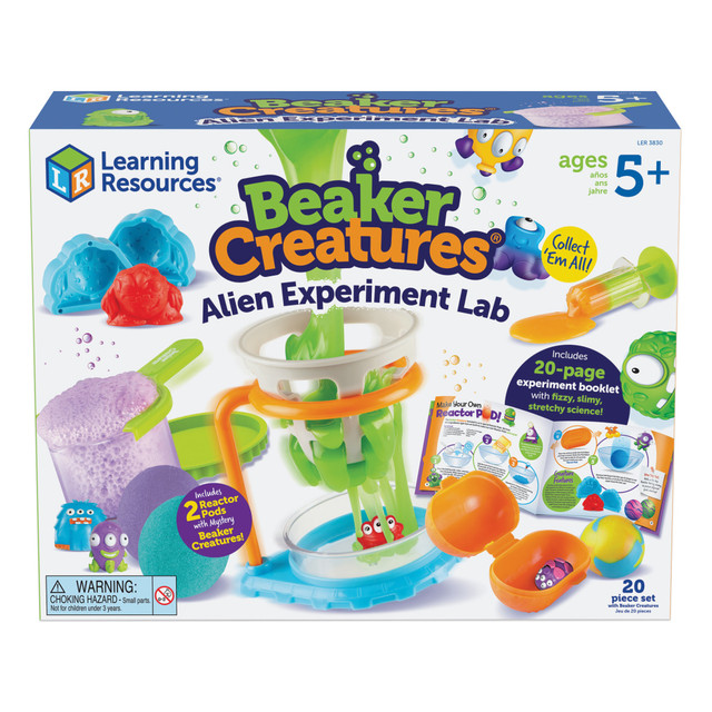 LEARNING RESOURCES, INC. LER3830 Learning Resources Beaker Creatures Alien Experiment Lab LEARNING RESOURCES, INC. LER3830 Learning Resources Beaker Creatures Alien Experiment Lab