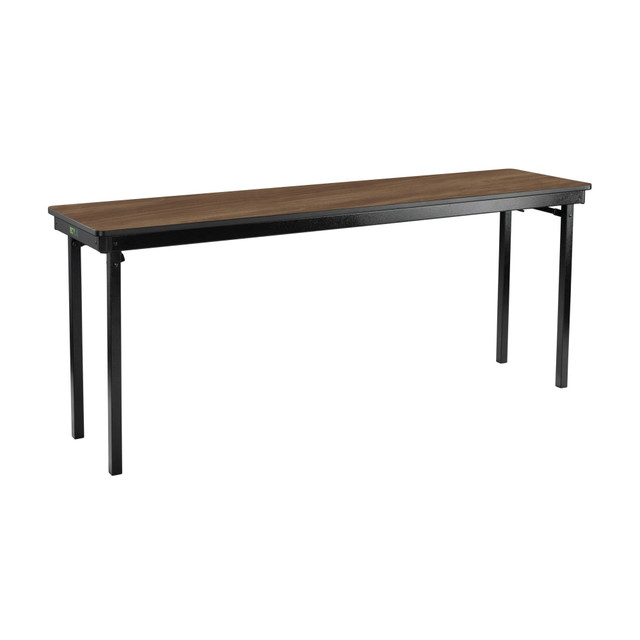 OKLAHOMA SOUND CORPORATION MSFT1872-MDPEPN National Public Seating Max Seating Folding Table, 29inH x 18inW x 72inD, Pinnacle Walnut OKLAHOMA SOUND CORPORATION MSFT1872-MDPEPN National Public Seating Max Seating Folding Table, 29inH x 18inW x 72inD, Pinnacle Walnut