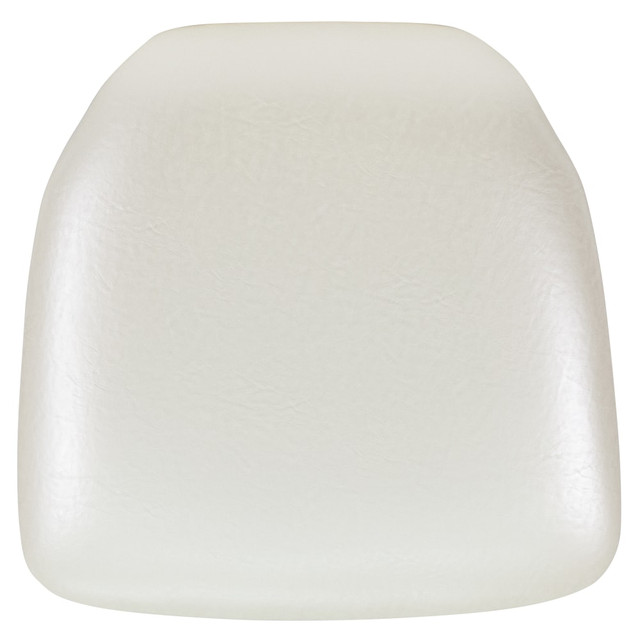 FLASH FURNITURE BHIVORYHARDVYL  Chiavari Chair Cushion, Hard Vinyl, 2inH x 15-1/2inW x 15-1/2inD, Ivory