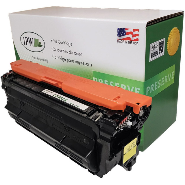 IMAGE PROJECTIONS WEST, INC. 545-462-ODP IPW Preserve Remanufactured Yellow High Yield Replacement Toner Cartridge For HP CF462X, 545-462-ODP